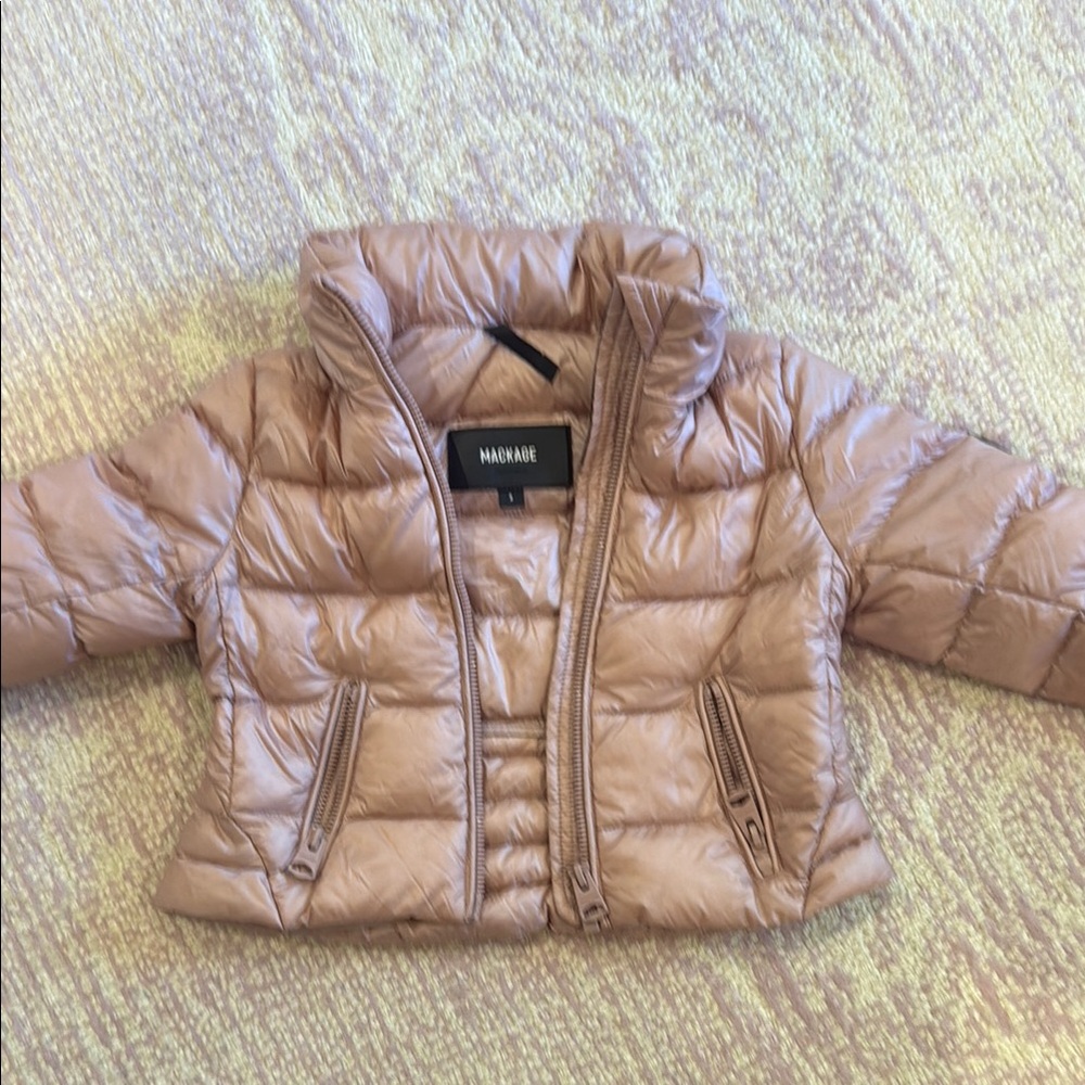 Mackage pink Puffer Jacket Insulated Quilted Coat